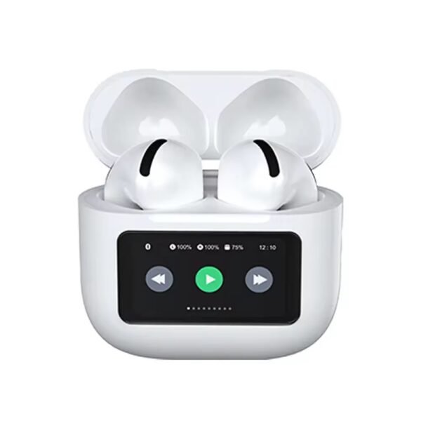 Écouteurs sans fil avec écran – Audio connecté & design LED